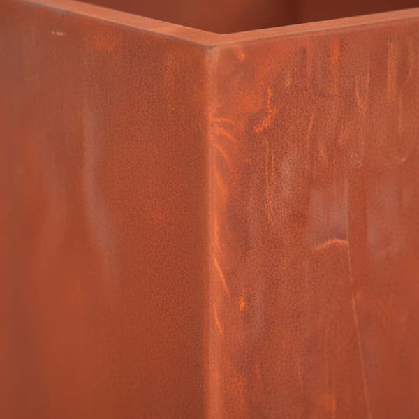 Planter Sæt 37x37x37 cm Brun Stål, Kodustaar