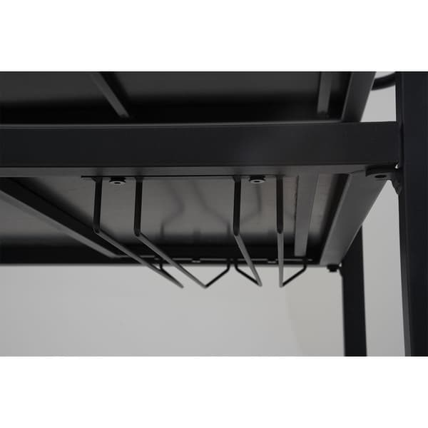 Utomhusköksmodul BODEN 110x60x85 cm Grå Aluminium