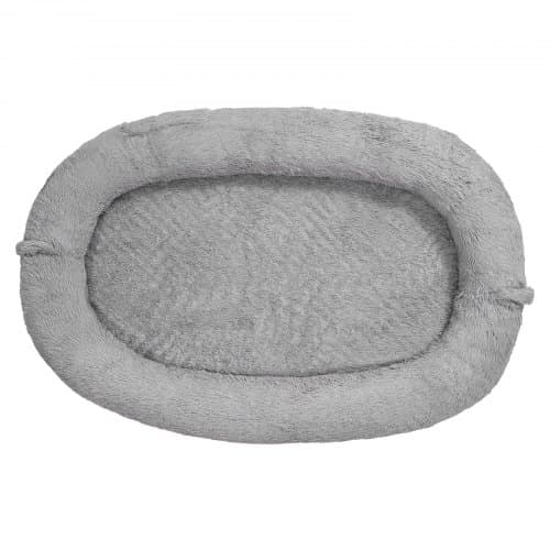 Hundbädd för människa, 174x118x24 cm, mörkgrå, memory foam