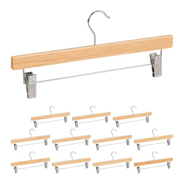 Byxgalgar Set, 16x35.5x2.5 cm, Vit, Trä, Kodustaar