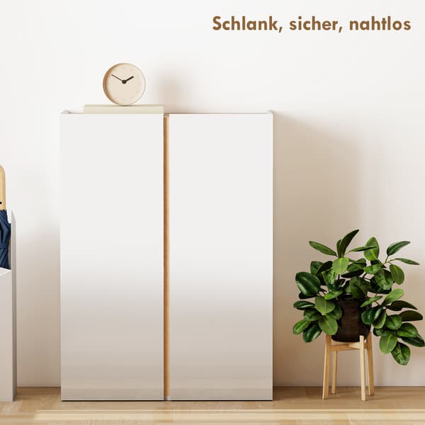 Skoskab, 70x35x95 cm, Hvid