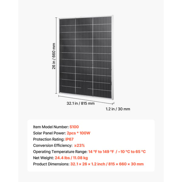 Aurinkopaneeli, 2 kpl bifacial-monokide, 81,5x66x3 cm