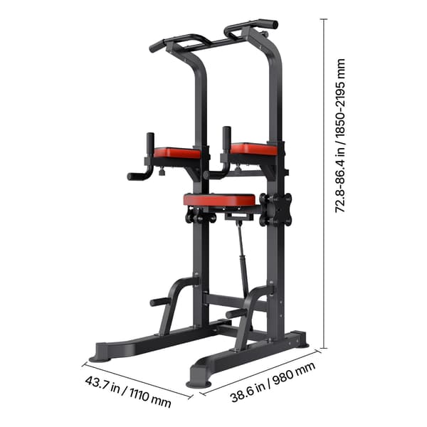 Power Tower, 111x98x185-219,5 cm, Justerbar, Stål