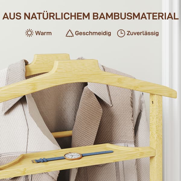 Vaateripustin 47x33,7x105,5 cm Luonnonbambu