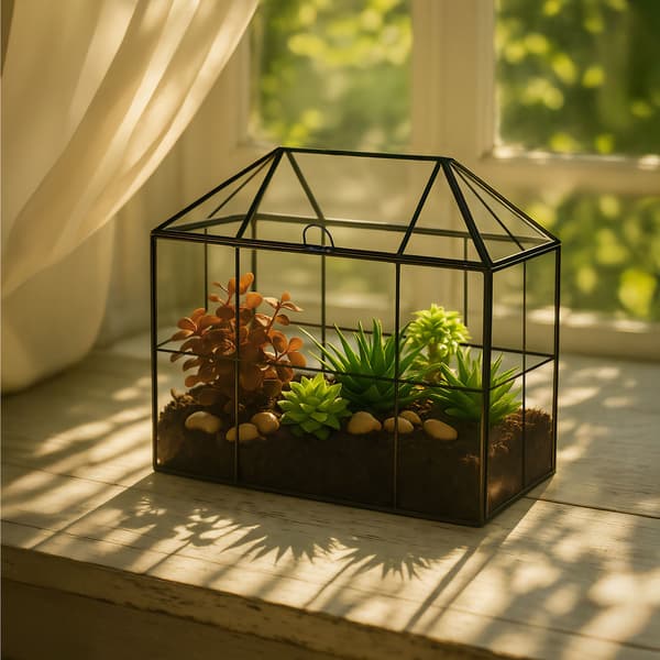 Glasterrarium Husform Stor, Kodustaar