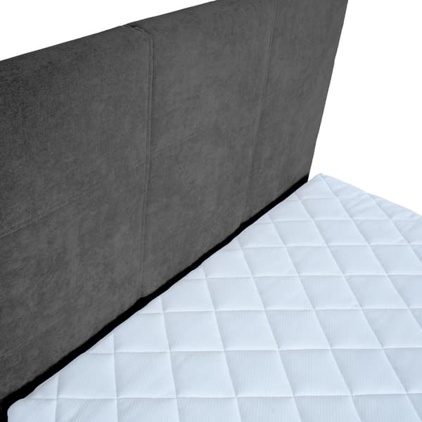 Seng LEVI 123x210x114,5 cm mørkegrå opbevaring
