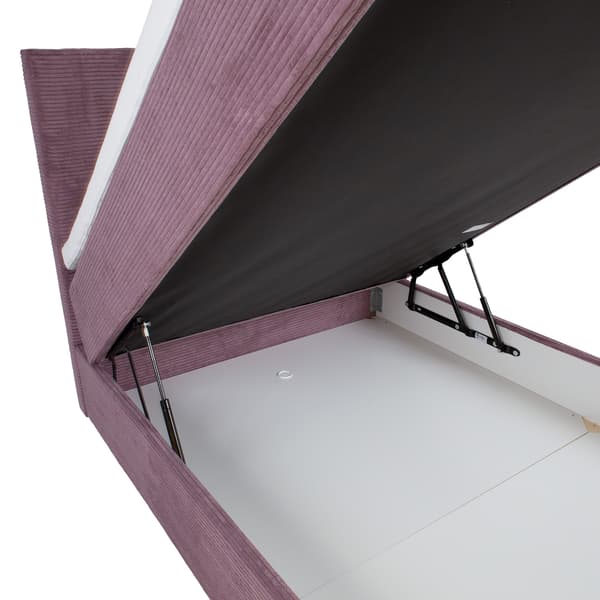 Continental seng LAARA 121x208x119 cm Lyserød opbevaring