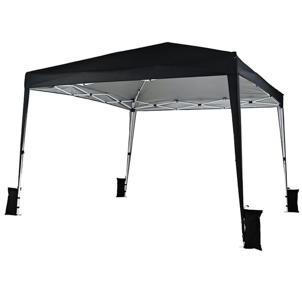 Udendørs Pavillon 300x300x247-267 cm sort