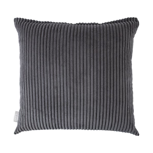 Pude 45x45 cm Mørkegrå Stof