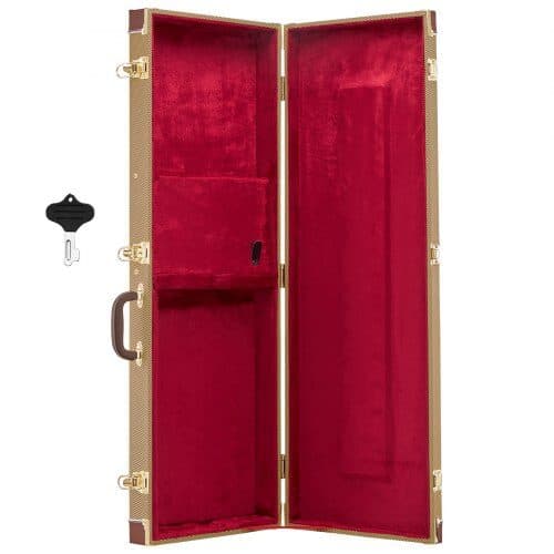 Elektrisk gitarr hårt fodral 105x35x12 cm gul