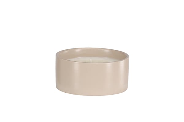 Duftlys, 13x6 cm, Beige, Keramik