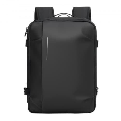 Vacuum rejserygsæk 35L sort, vakuumforseglet kompression, PVC-læder