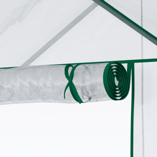 Drivhus, 142x73x195 cm, Transparent