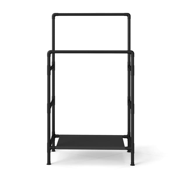 Tøjstativ 83x45x157 cm Sort Metal