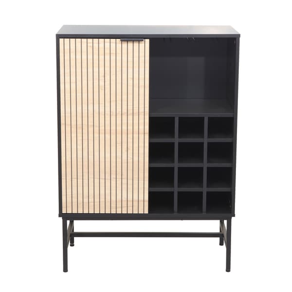 Kaappi HELVE 80x40x110 cm Musta melamiini