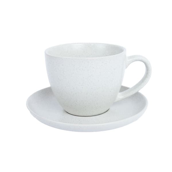 Kop og Underkop Katrin 300 ml Beige Keramik