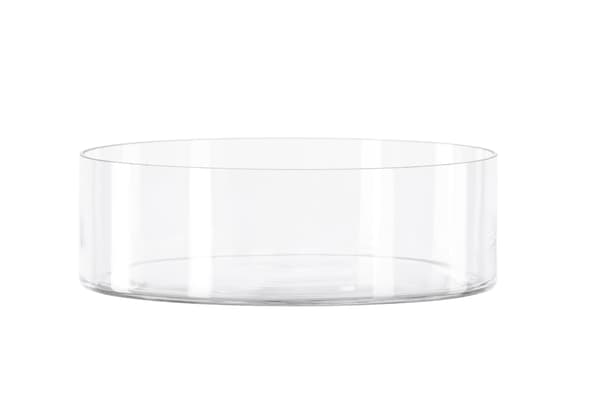Skål Shine 25x8 cm Klar Glas