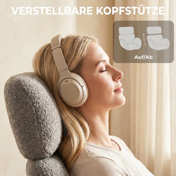 Kontorstol 67x68x103-113 cm grå