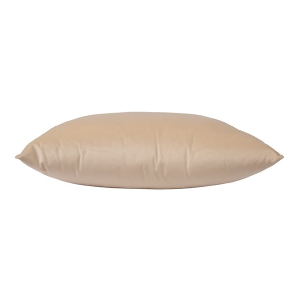 Pude 50x50 cm Beige Fløjl