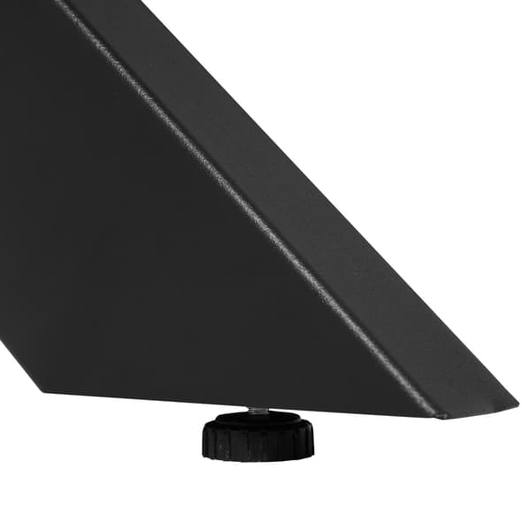 Matbord 120x75 cm Svart Ek