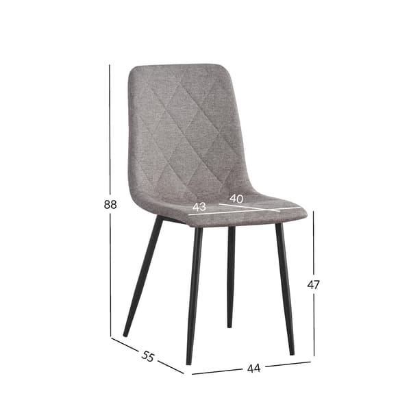 Stol MELS 44x55x88 cm lys brun