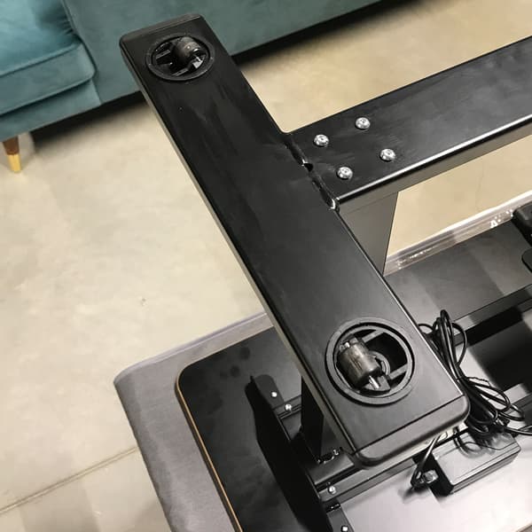 Skrivebord ERGO 70x40x65-103 cm Sort
