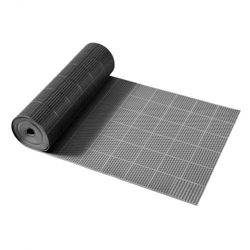 Valutusmatto 90x1500 cm musta PVC