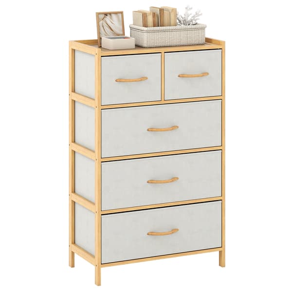 Kommode, 58.4x30.5x94 cm, Natur, Bambus