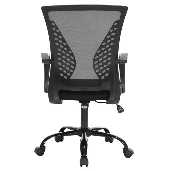 Kontorstol 64x64x96-104 cm blæk sort