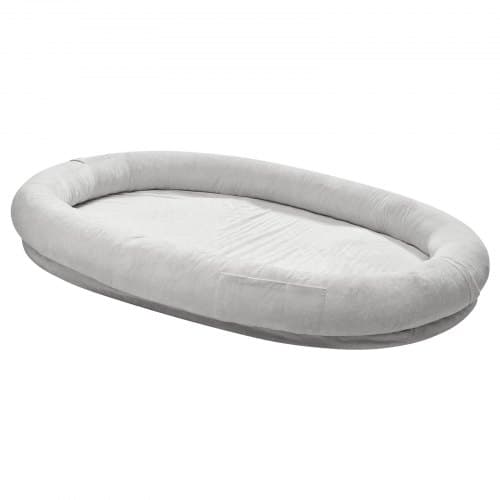 Hundbädd för människa, 178x120x24 cm, Grå, Memory Foam
