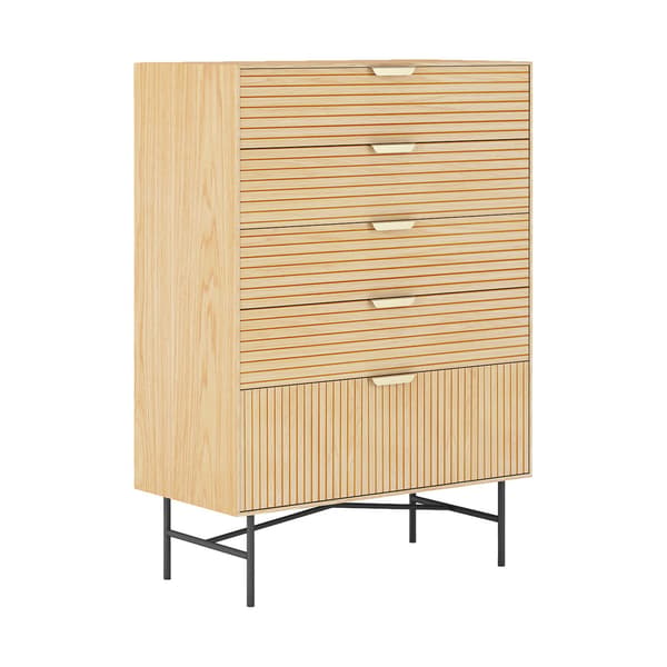 Skænk BASSEL 80x40x114 cm melamin