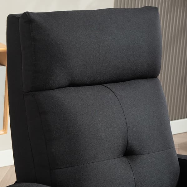 Lænestol 67x87x98 cm Sort Polyester