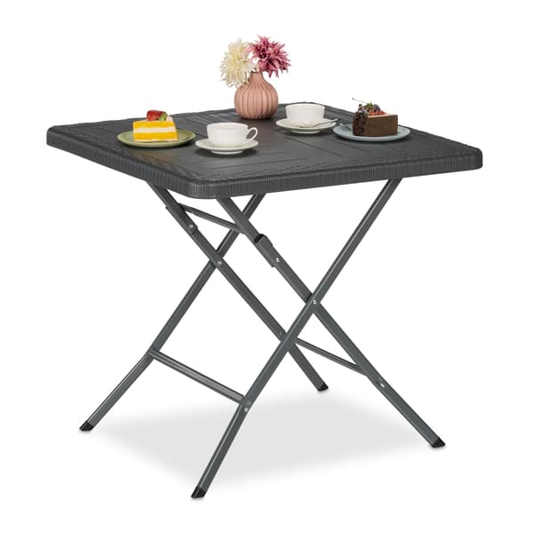 Trädgårdsbord Träimitation Plast Stål, Kodustaar