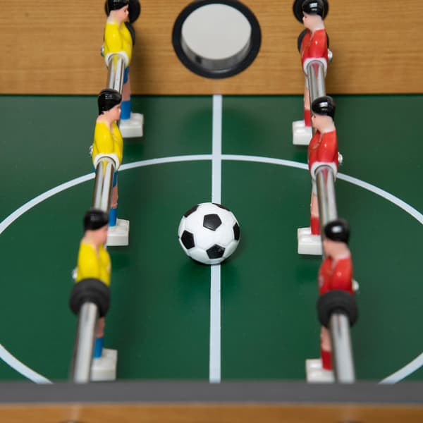Fotbollsbord, 69x36,5x22 cm, Brun, Trä