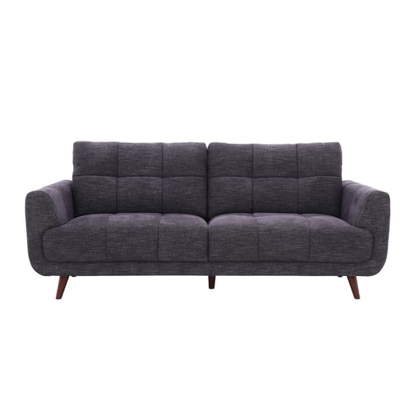 Soffa Steve 213x88x90 cm mörkgrå tyg