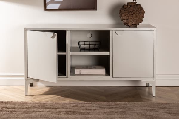 Garderobeskab Piring Beige stål
