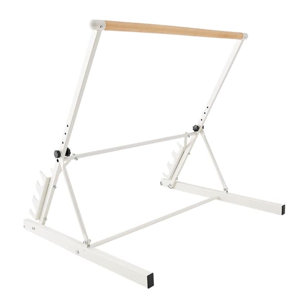 Balettstång, 104.8x87x95 cm, Vit, Justerbar hopfällbar träningsutrustning