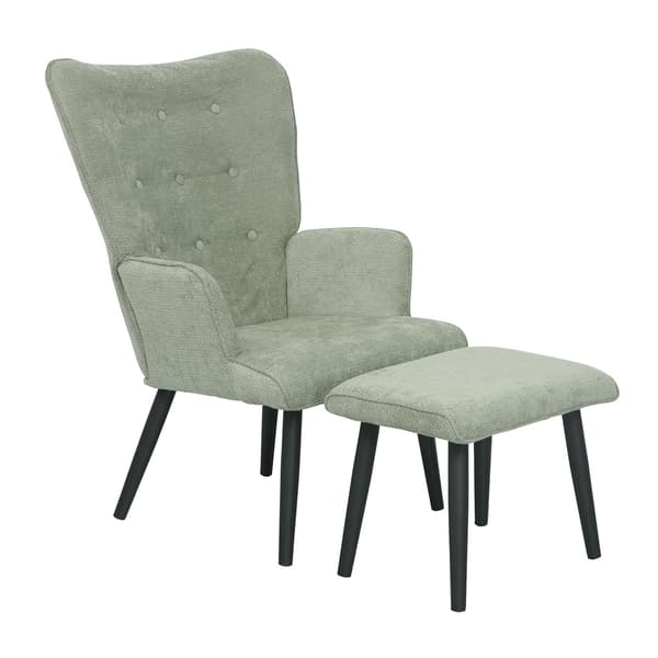 Lænestol MATEO 70x76x98 cm lysegrøn