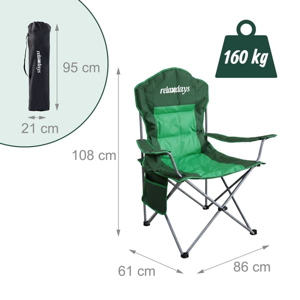 Campingstol, hopfällbar, Kodustaar