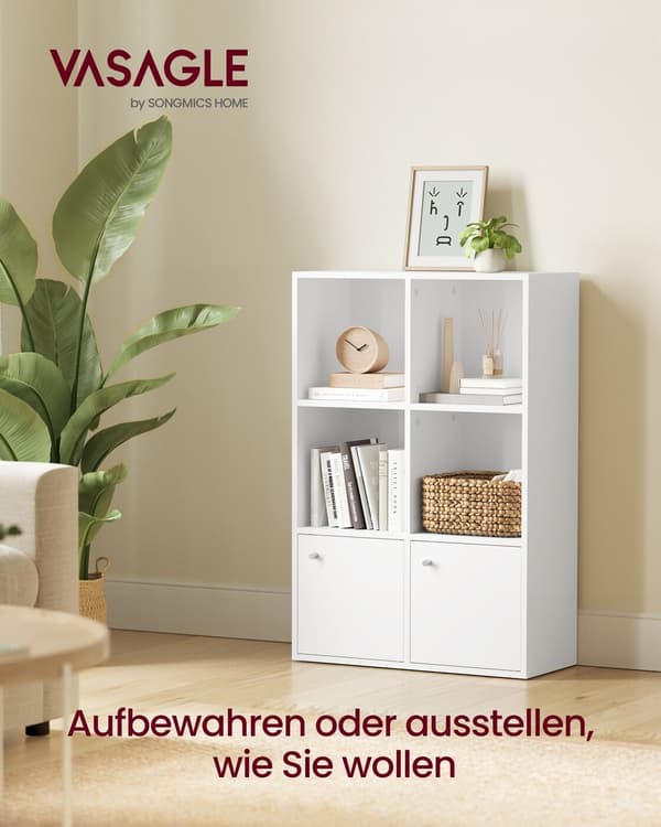 Bokhylle 29x65,8x97,8 cm Hvit Tre