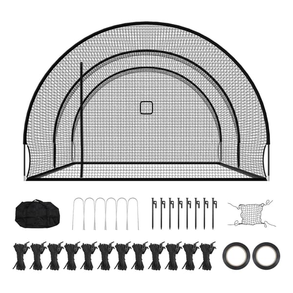 Battingbur 678x370x240 cm polyester net, indendørs udendørs