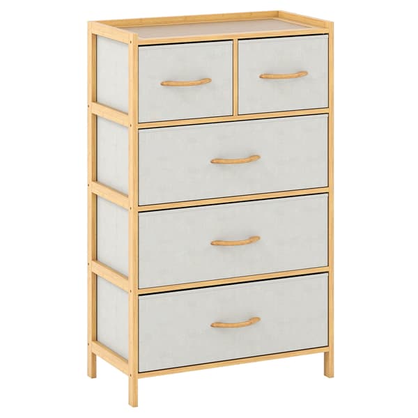 Kommode, 58.4x30.5x94 cm, Natur, Bambus