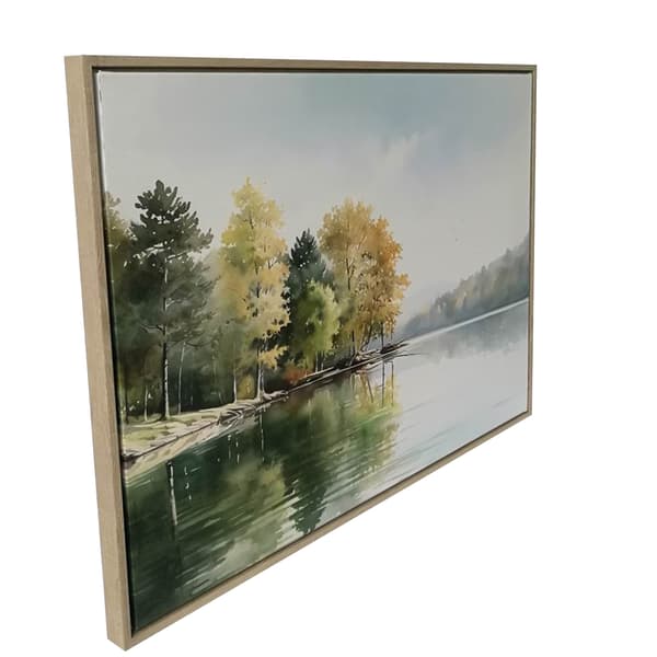 Väggkonst 45x60x2,5 cm Skog