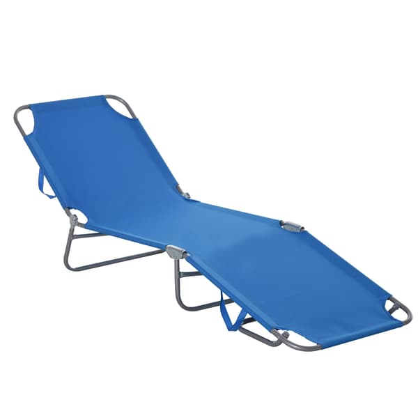 Solstol, 187x55x24 cm, Blå