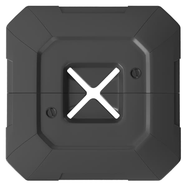 Parasolbase, 101x101x12 cm, Sort, HDPE