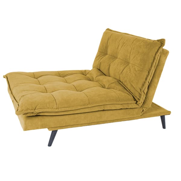 Sovesofa SPRY 193x92x89 cm Gul Velour