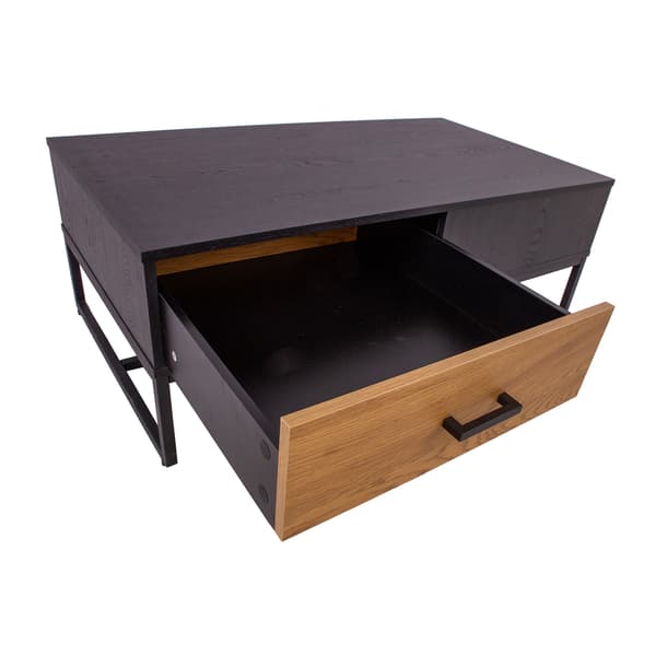 Sofabord AMSTERDAM 110x60x40 cm Eg Sort