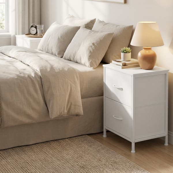 Kommode 30x39,6x52,2 cm Hvid MDF