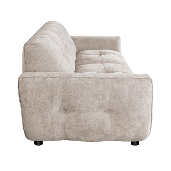 Sofa DAMALI 224x96x81 cm lys brun