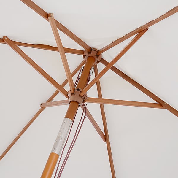 Paraply, 200x150x235 cm, Vit